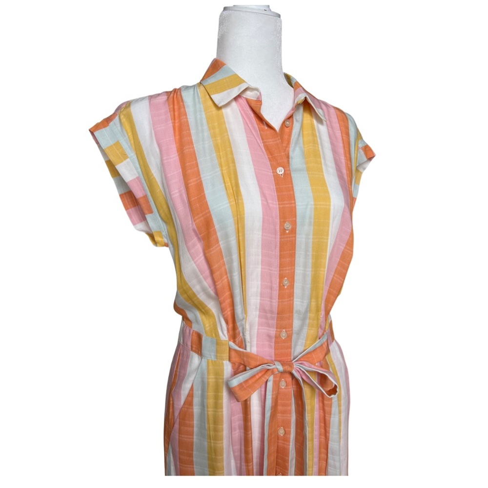 Ann Taylor Loft New With Tags Linen Dress.
